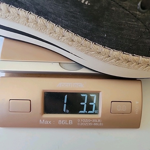 Reef Arvo Sneakers 7 Black Canvas Low Top Lace Up Platform Athleisure Casual - Picture 10 of 11